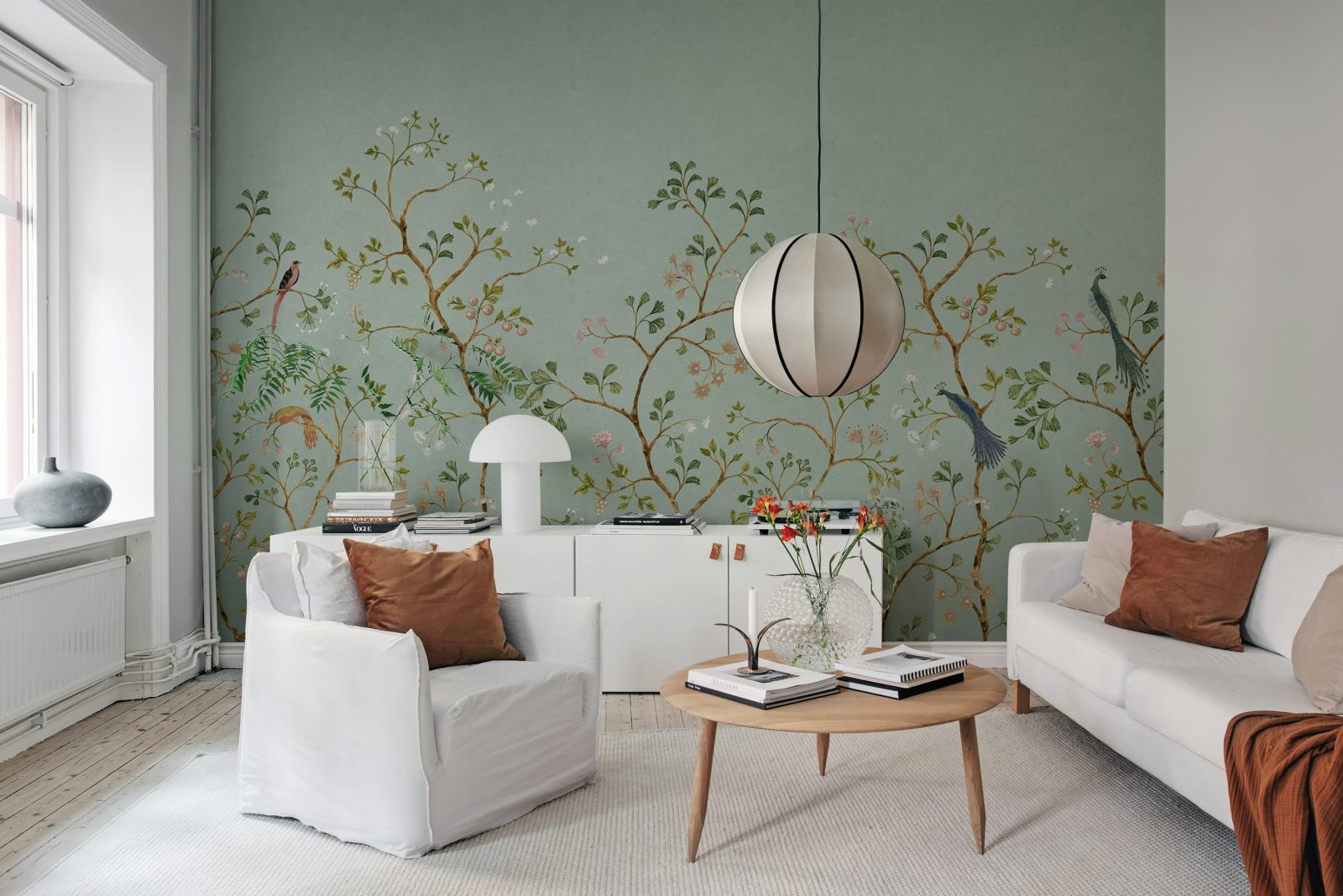 Songbird Mural, Green, Rebel Walls 2