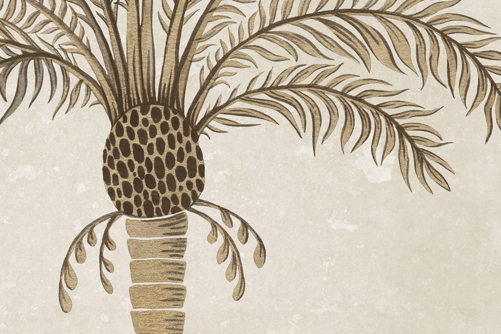 Golden Palms, Beige, Rebel Walls 4
