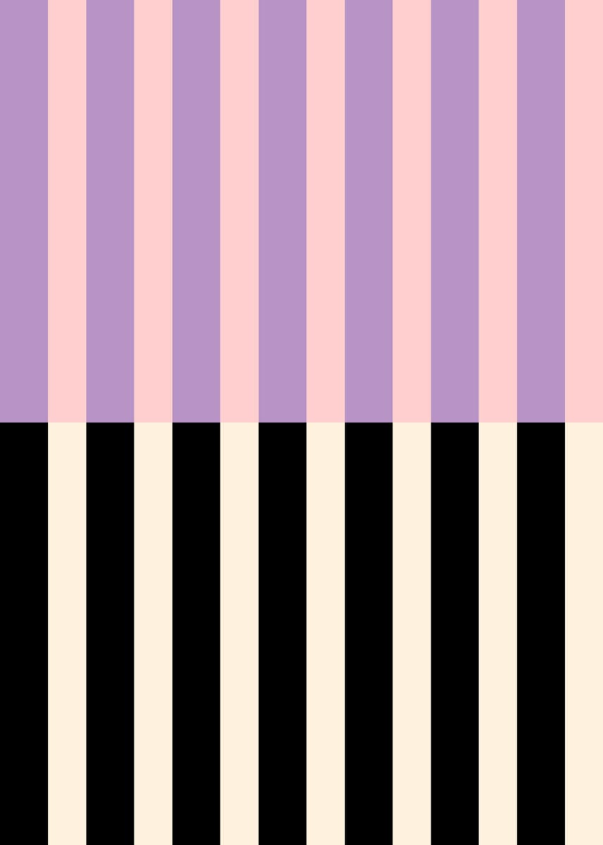 Stripped, Pink & Lilac, Rebel Walls
