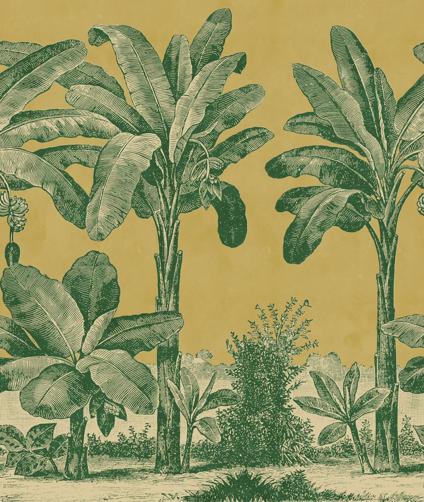 Timeless Tropics, Yellow, Rebel Walls