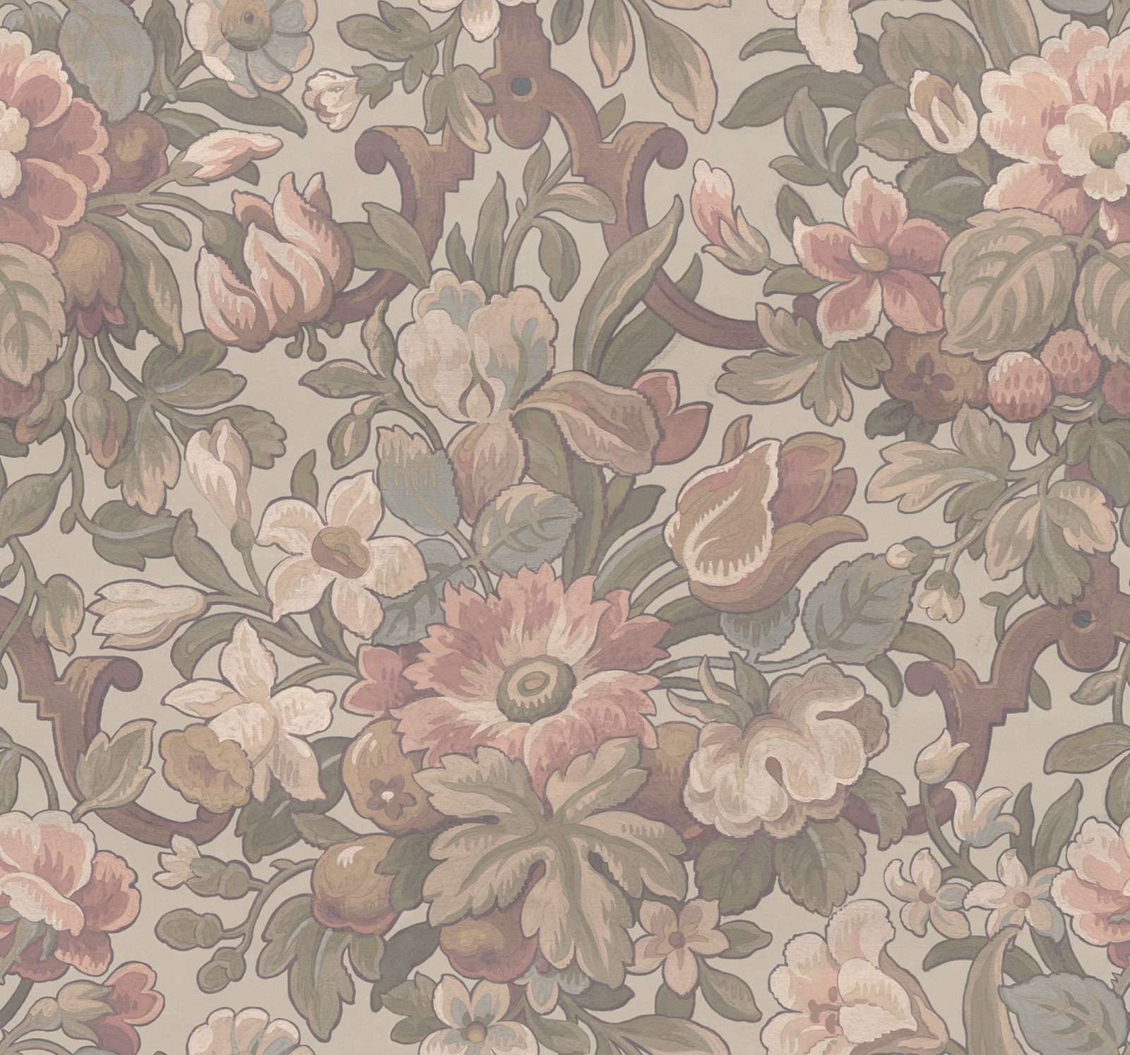 Vintage Flora, Pastel, Rebel Walls