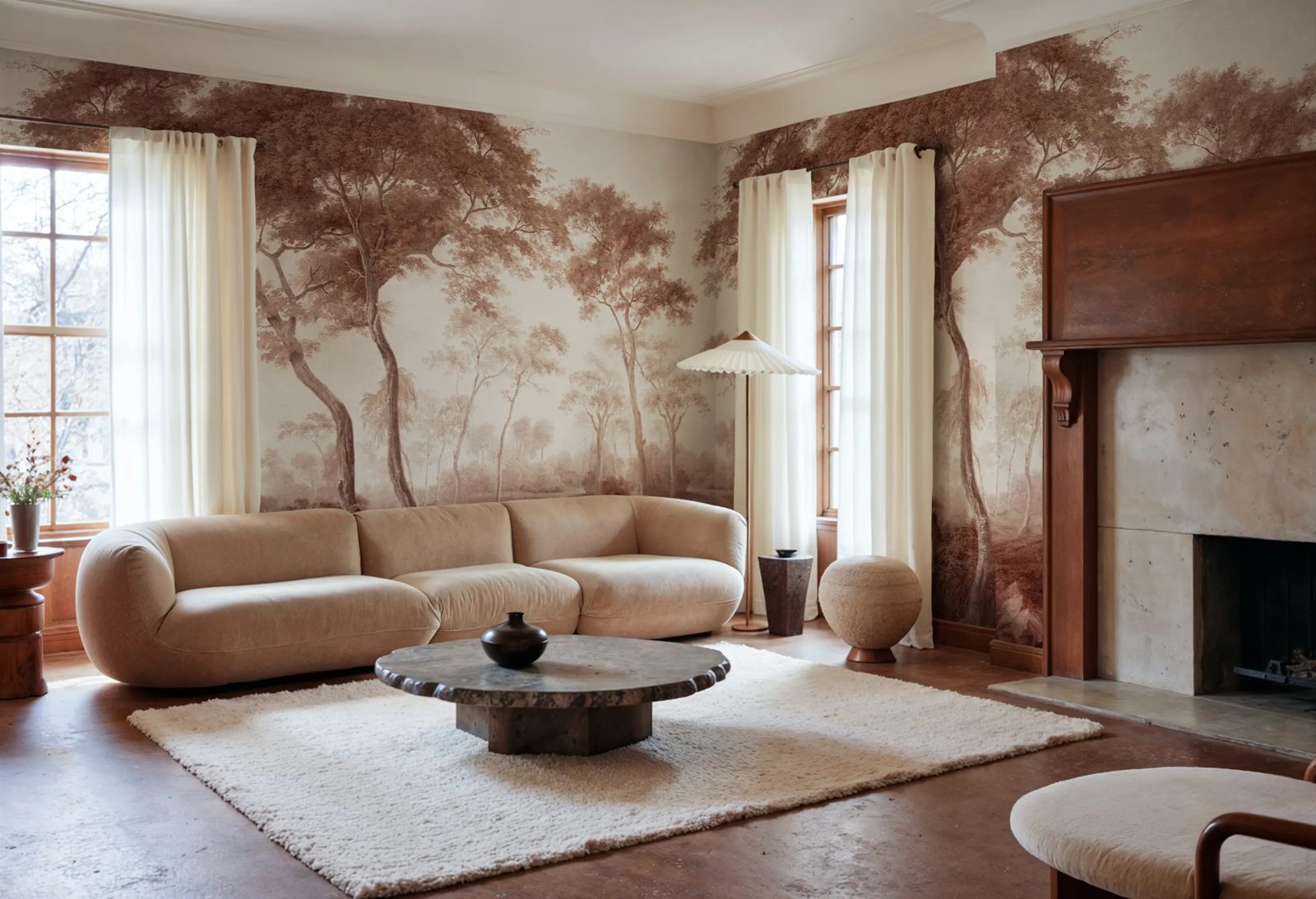 The Green Forest, Burgundy, Rebel Walls 2
