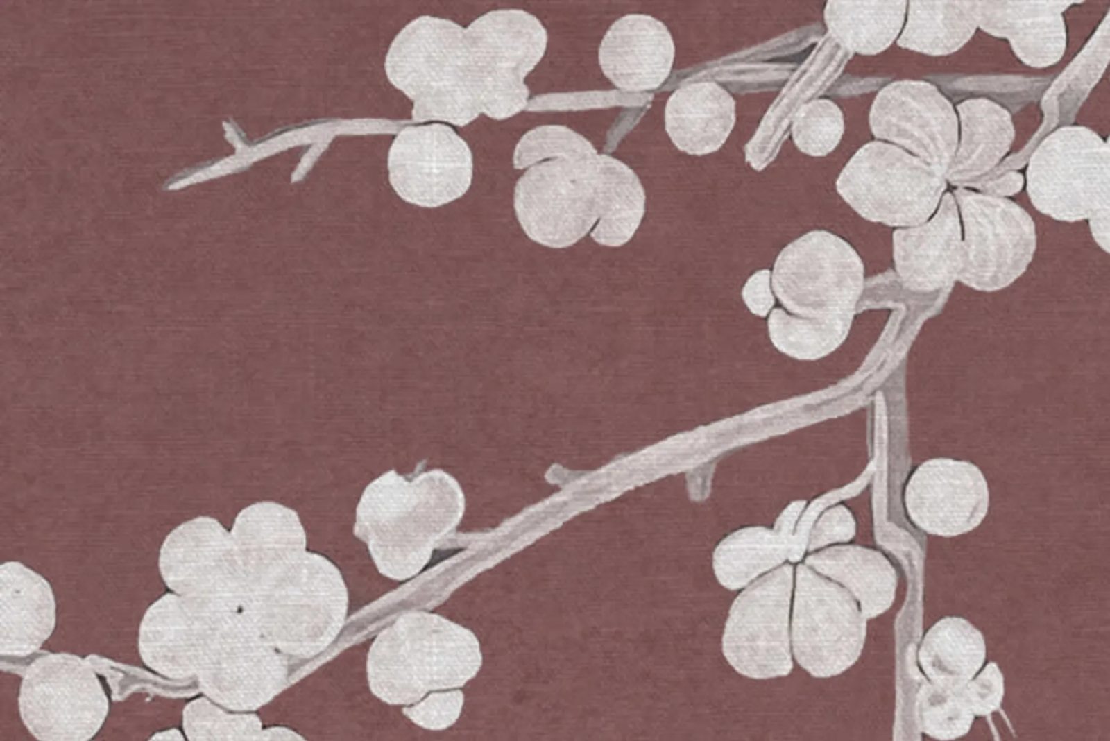 Chinoiserie Lace, Raspberry Red, Rebel Walls 4