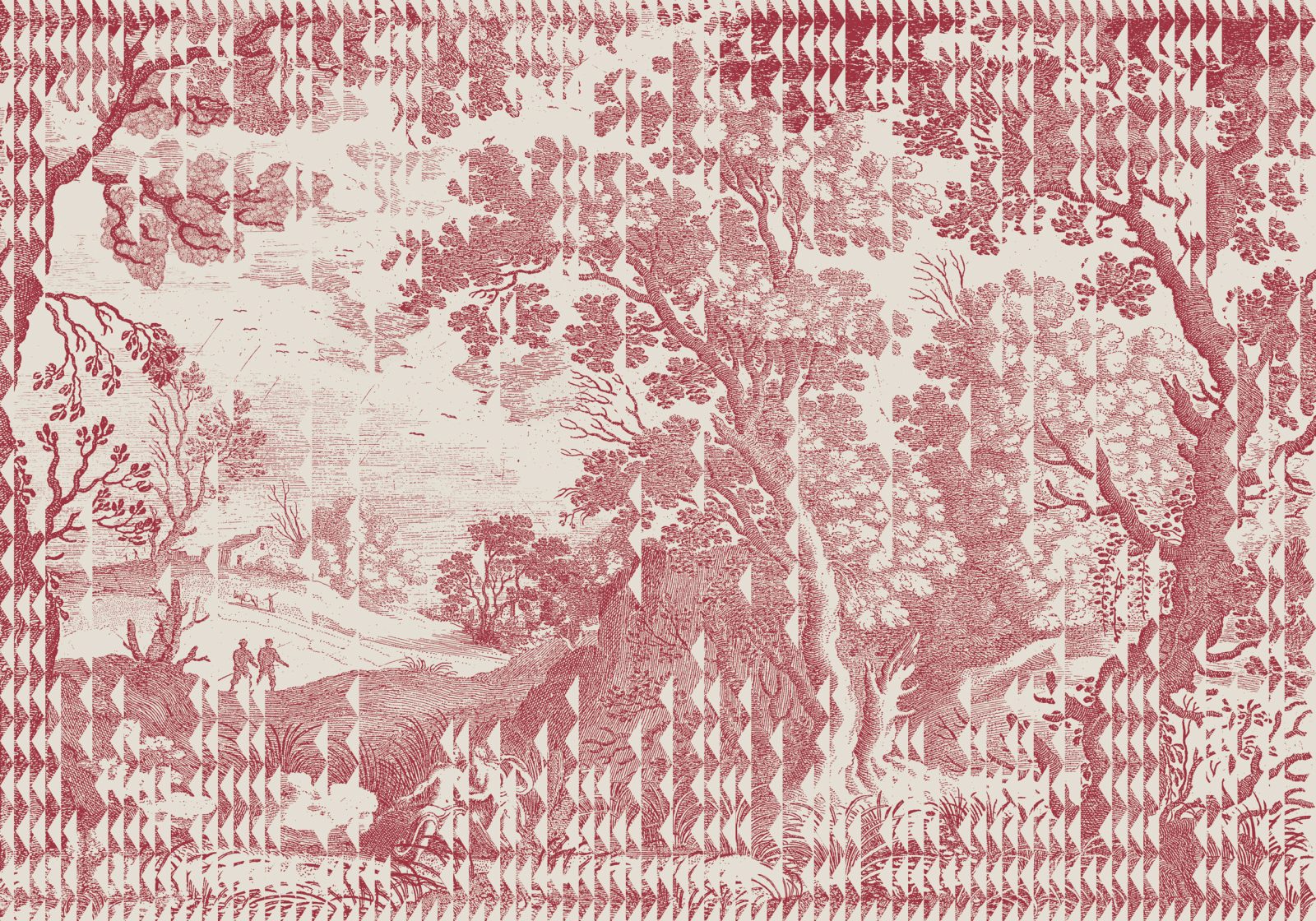 Patch Landscape, Red, TresTintas
