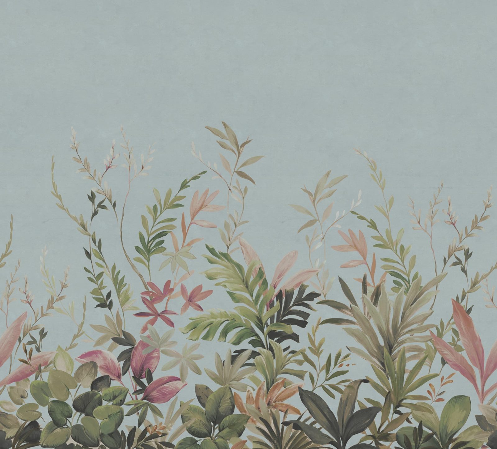 Jungle Meadow, Blue, Rebel Walls