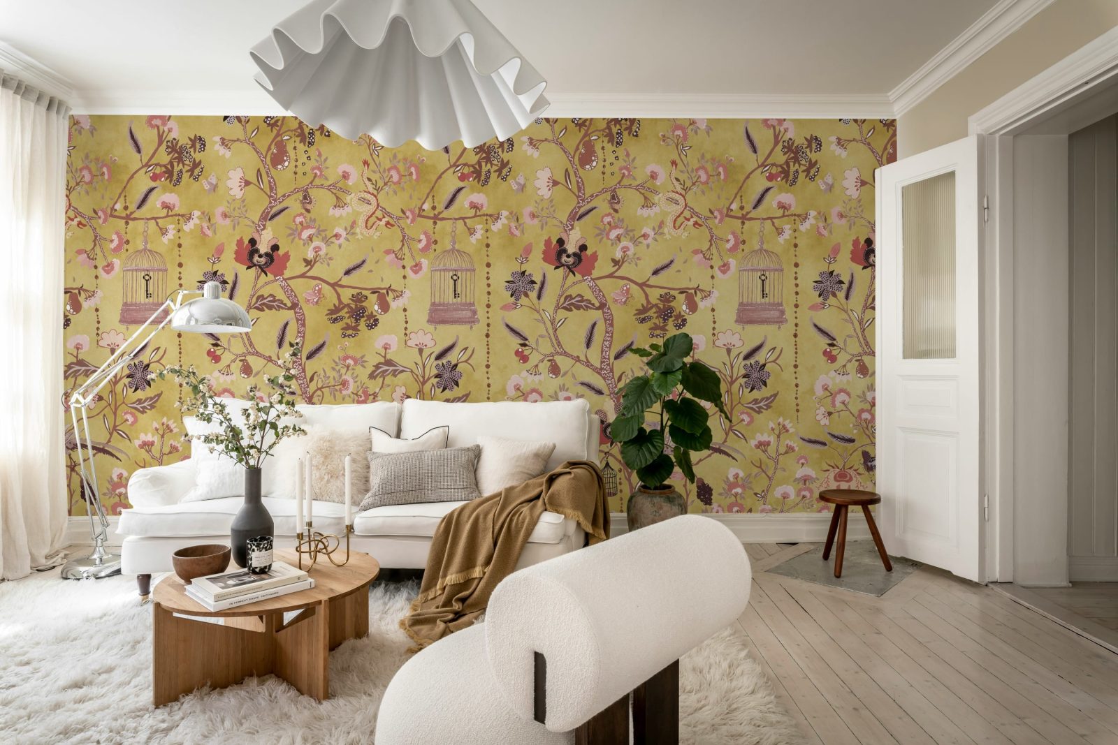 Mystic Garden, Yellow, Rebel Walls 3