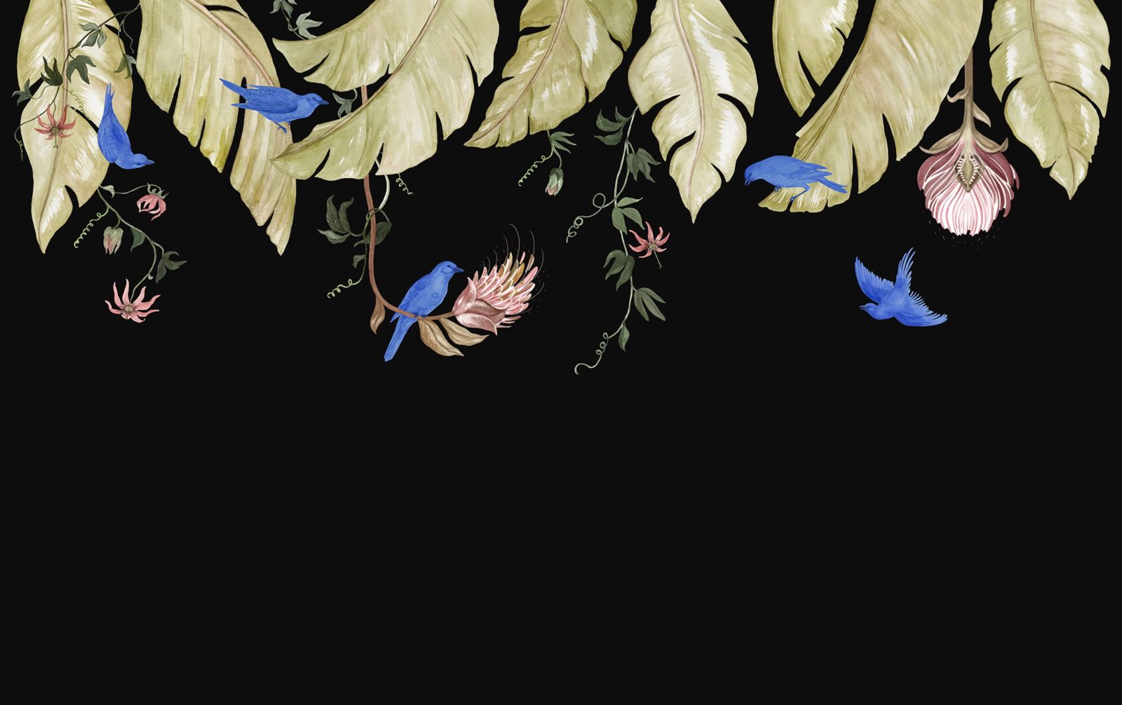 Birds in the Trees, Black, Rebel Walls