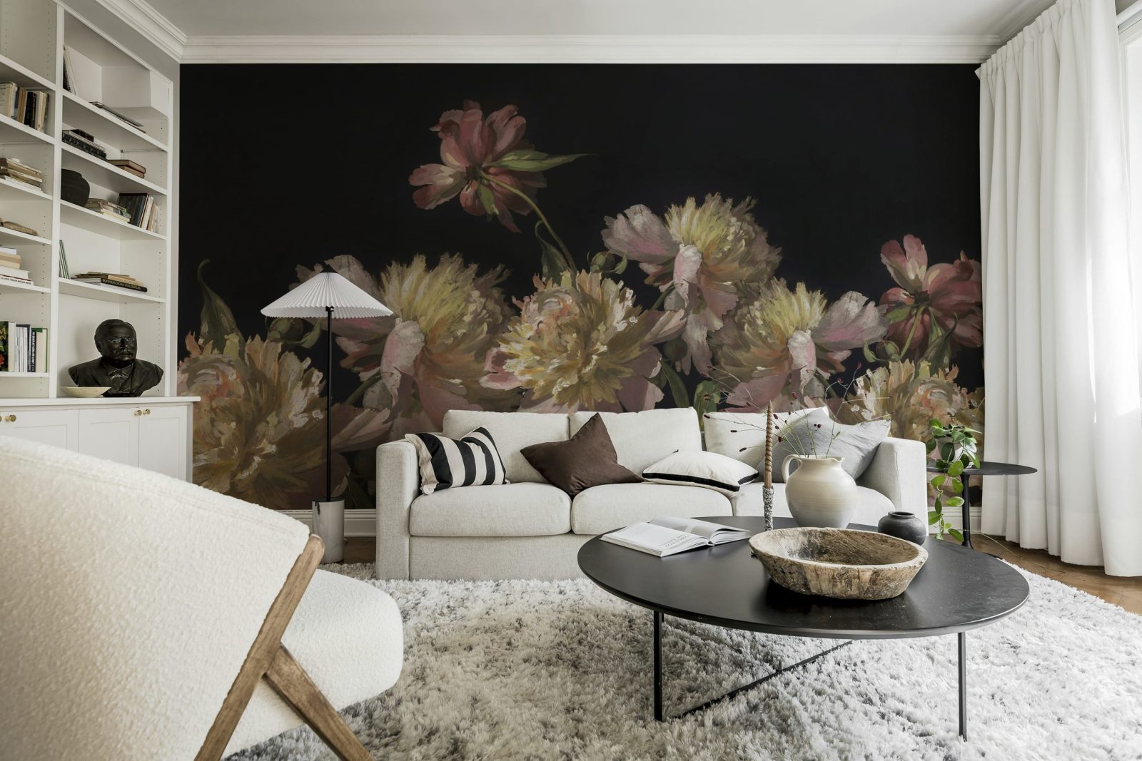 Vintage Peony, Pink, Rebel Walls 3