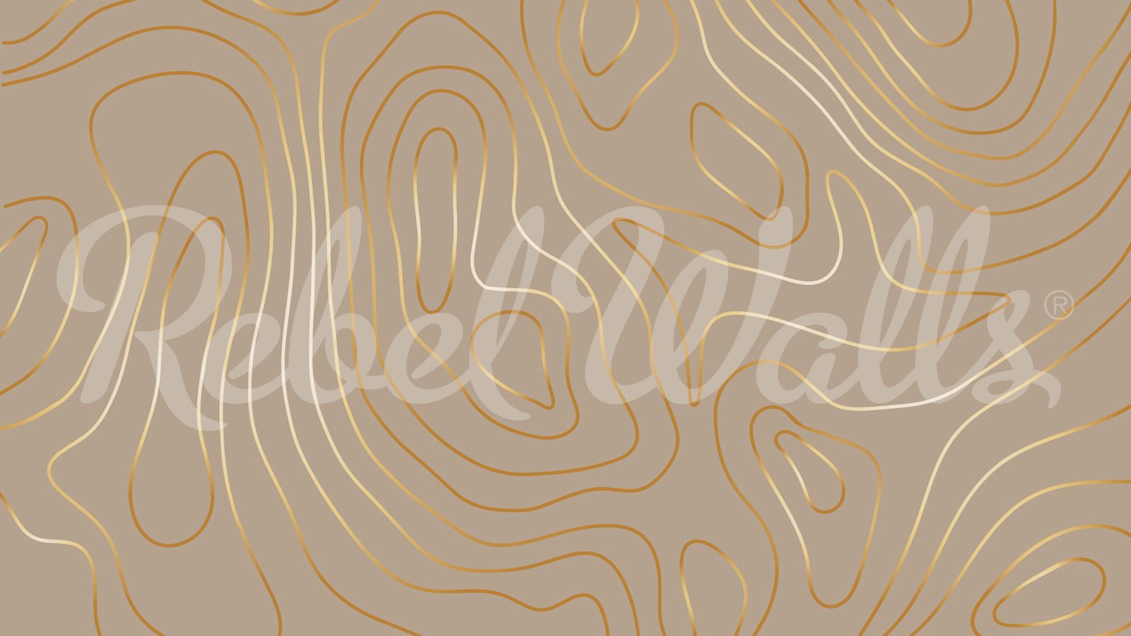 Topographic, Beige, Rebel Walls