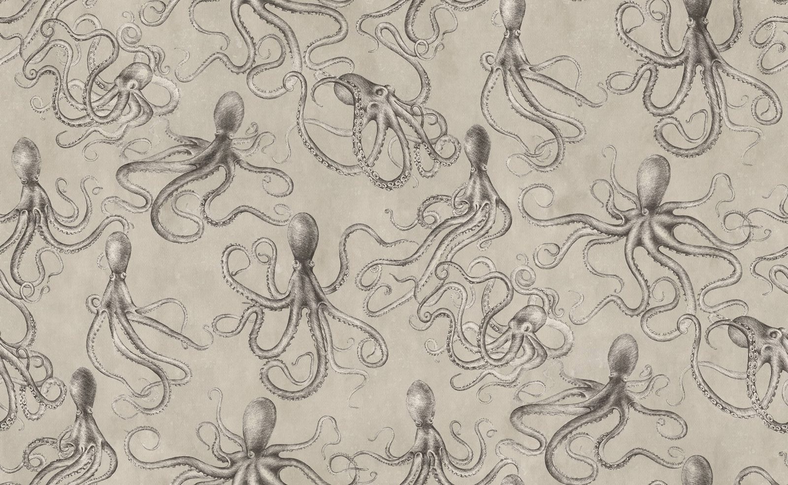 Octopus, Beige, Rebel Walls
