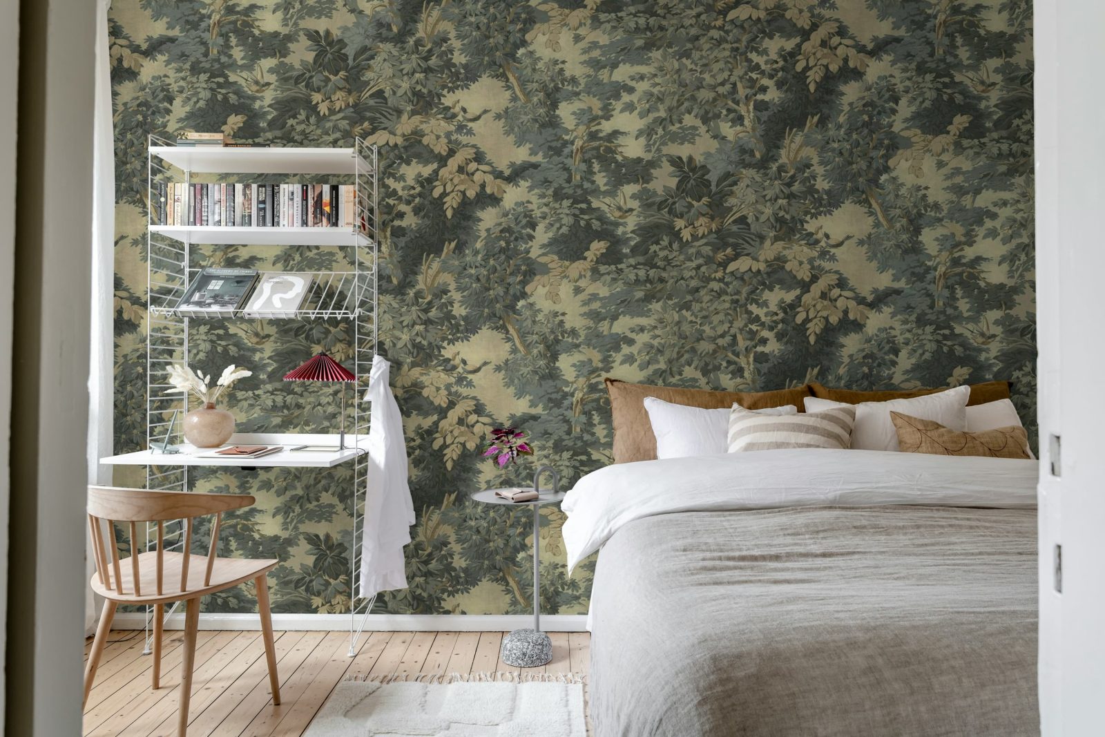 Woodland Birds, Blue, Rebel Walls 3