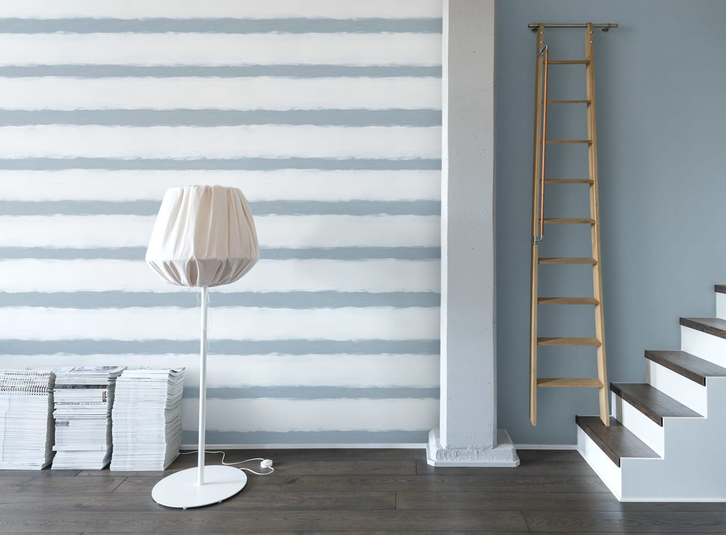 Linen, Blue, Rebel Walls 3