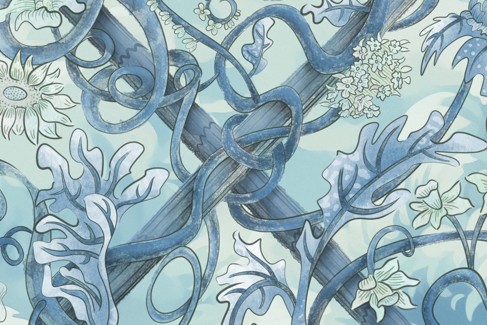 Babylon Sky, Blue, Rebel Walls 4