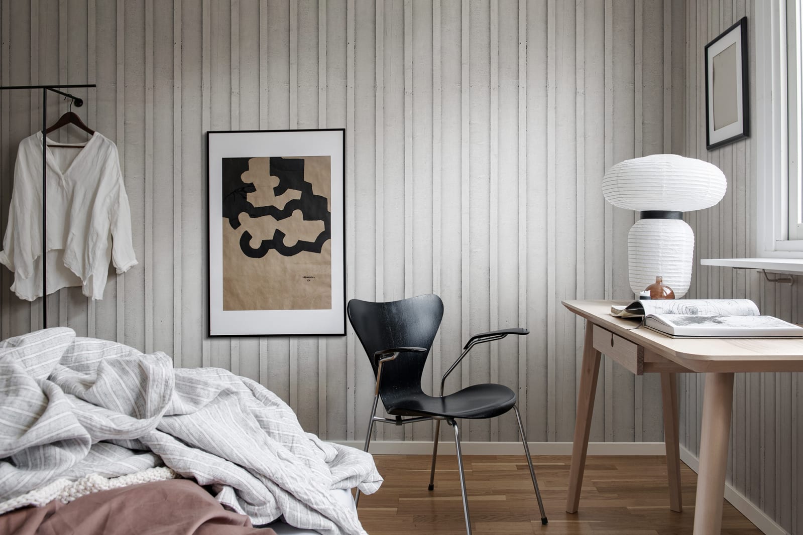 Swedish Cottage, White, Rebel Walls 4