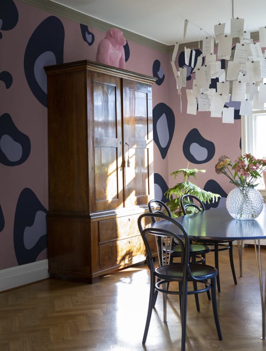 Giant Leopard, Pink, Rebel Walls 3