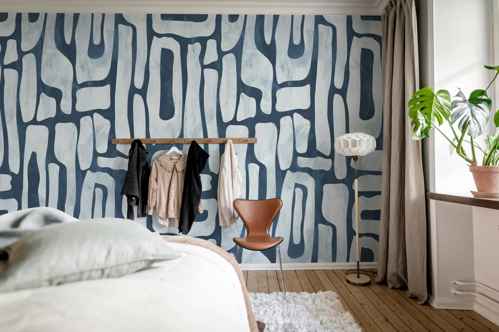 Aesthetic Shapes, Blue, Rebel Walls 3