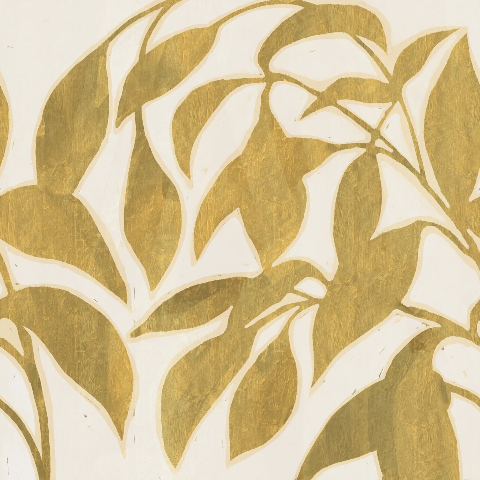Leaf Silhouette, Yellow, Rebel Walls