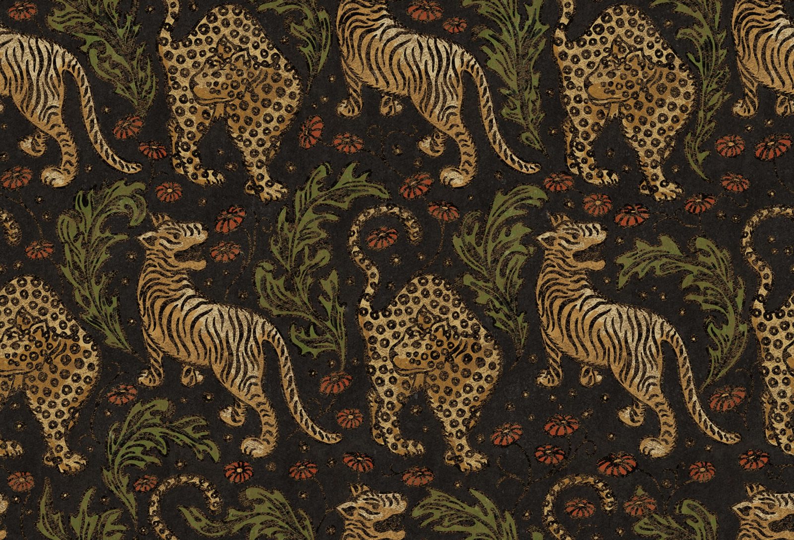 Bold Tigers, Black, Rebel Walls