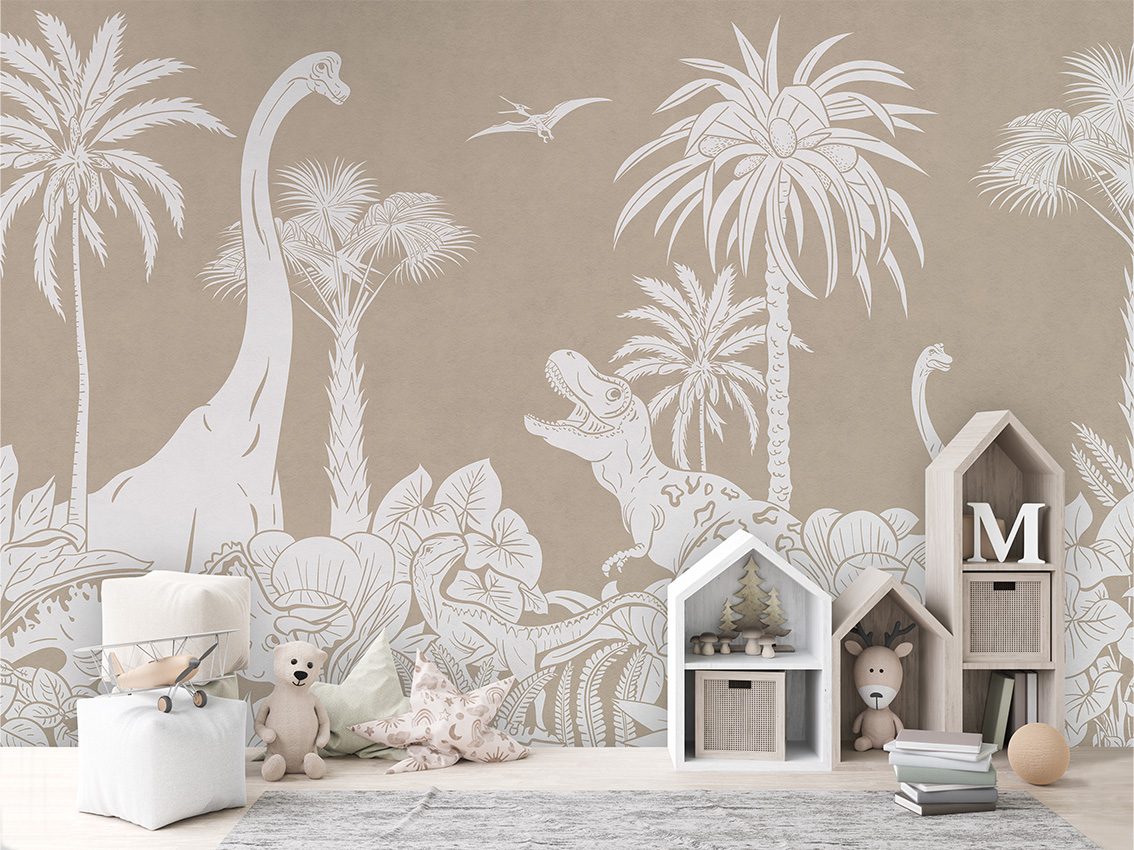 Monochrome Dino - Brown, Kikki Belle 3