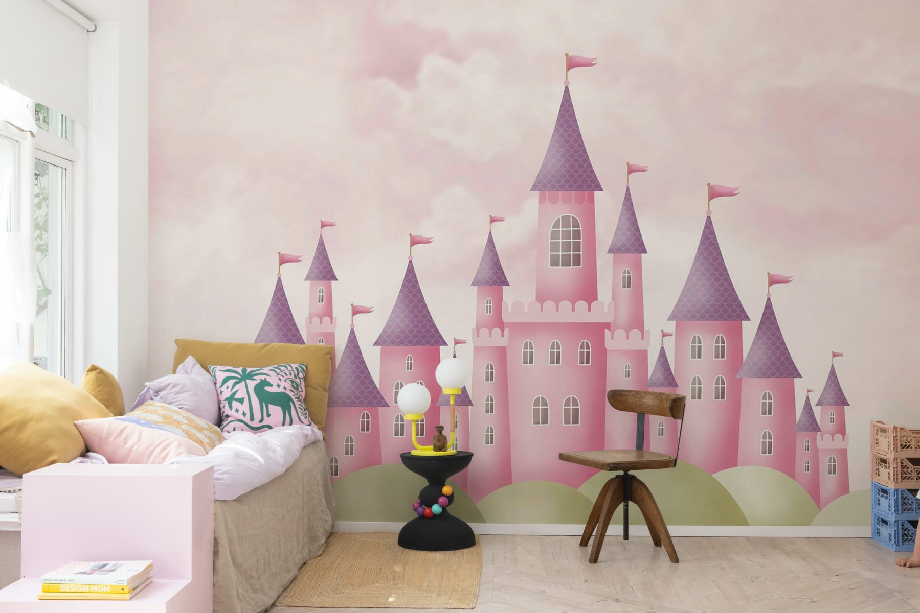 Dreamy Castle, Pink, Rebel Walls 3