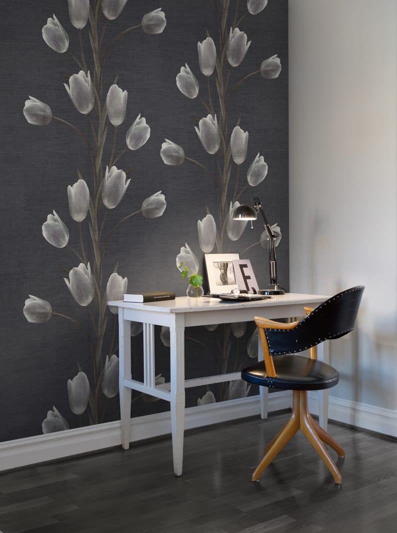 La Vie En Tulipe, Black, Rebel Walls 2