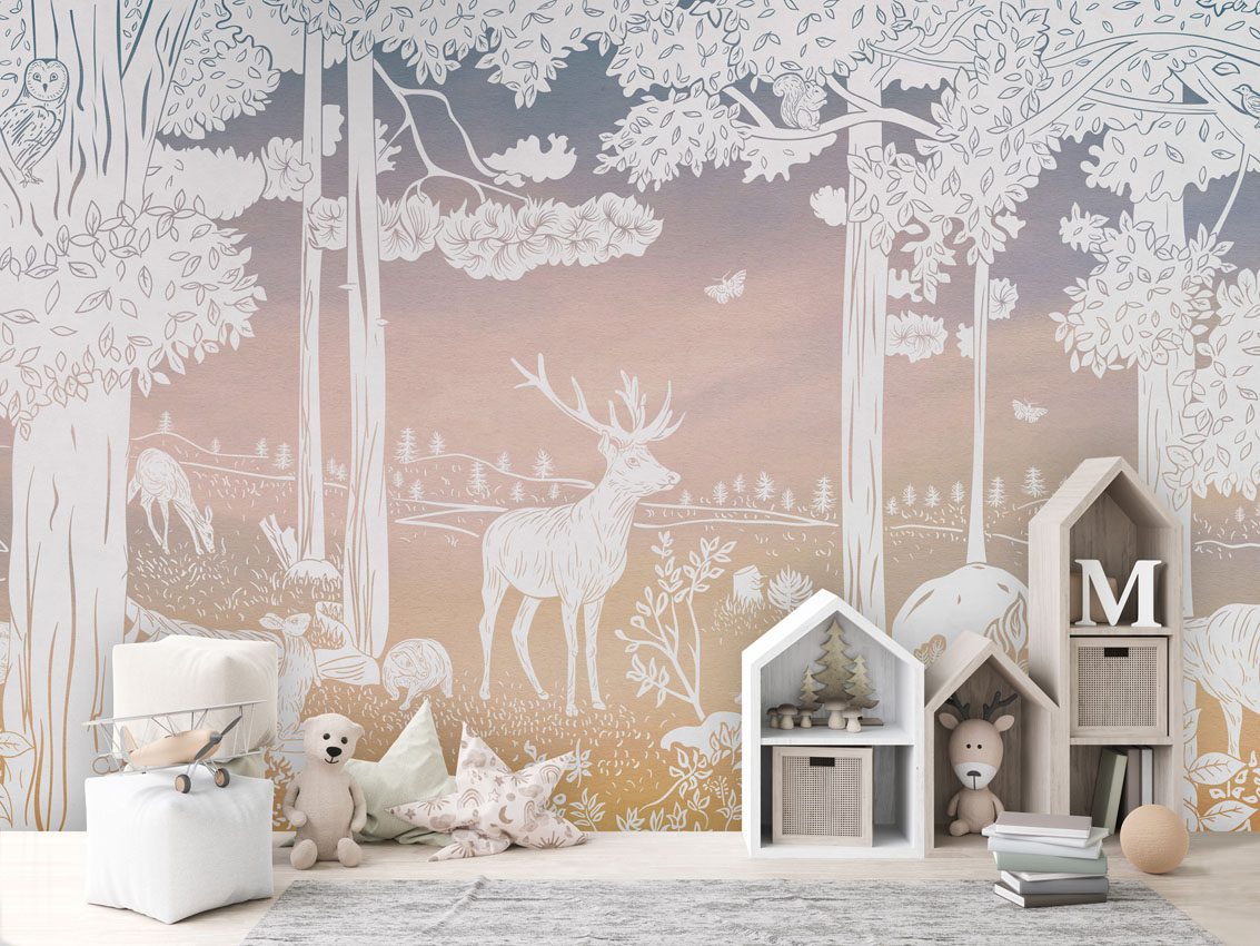 Monochrome Forest - Pink Sky, Kikki Belle 3