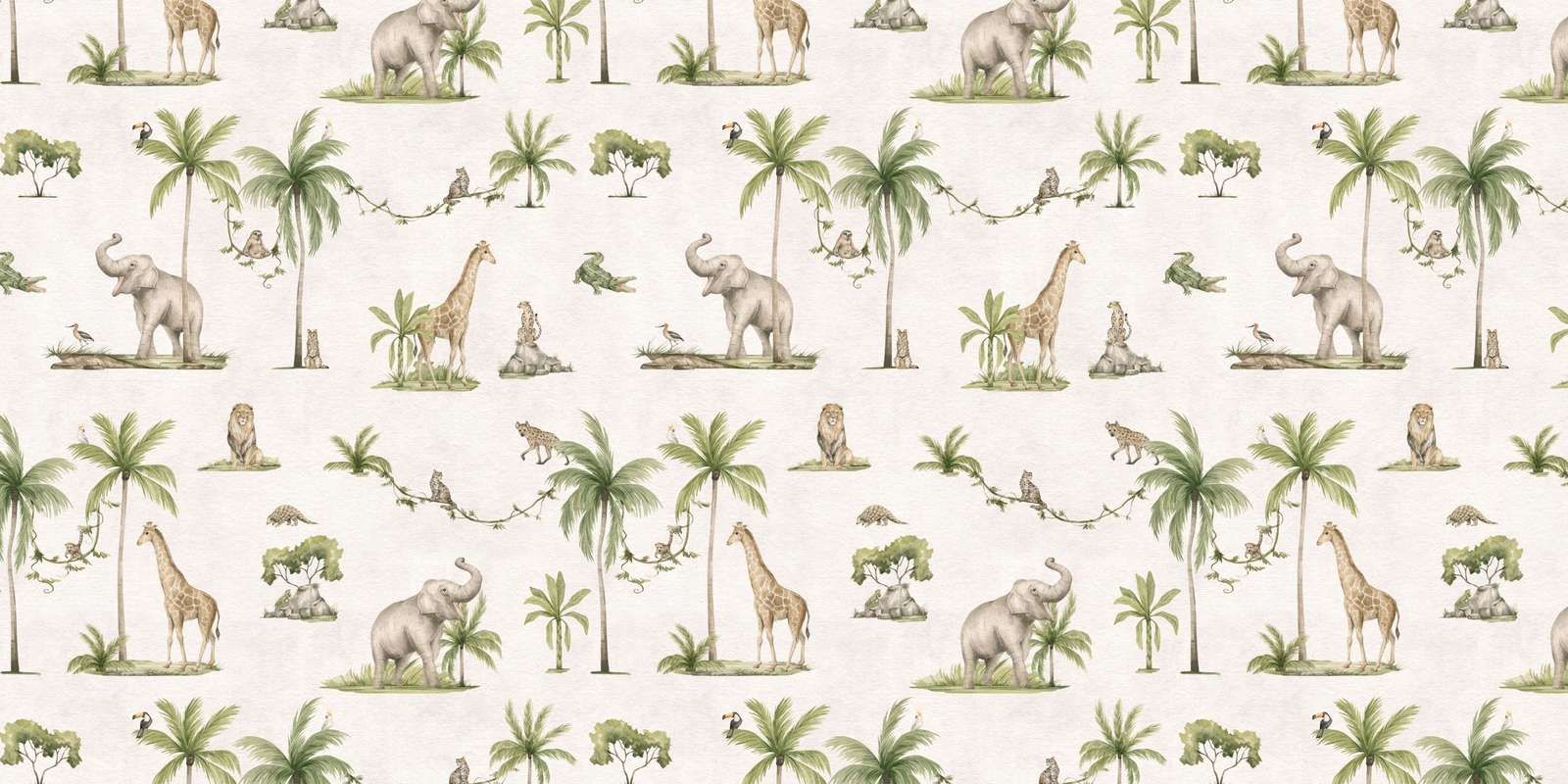 Joyful Jungle - White, Kikki Belle