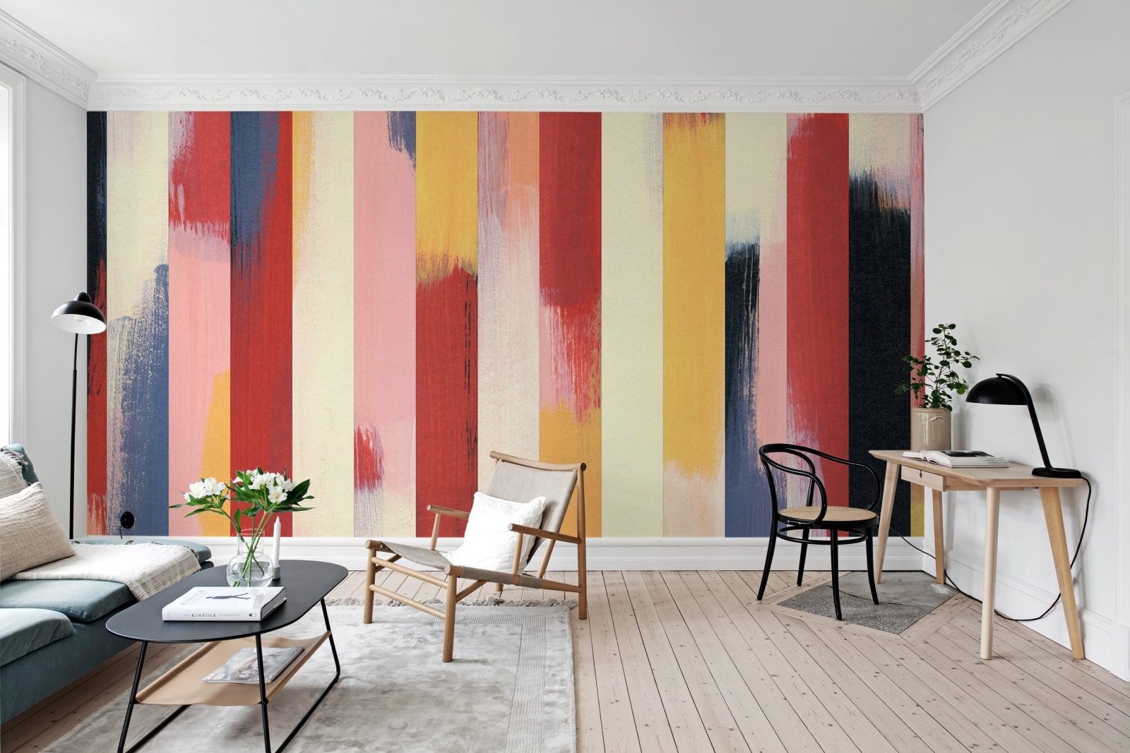 Paint Stripes, Multi, Rebel Walls 2
