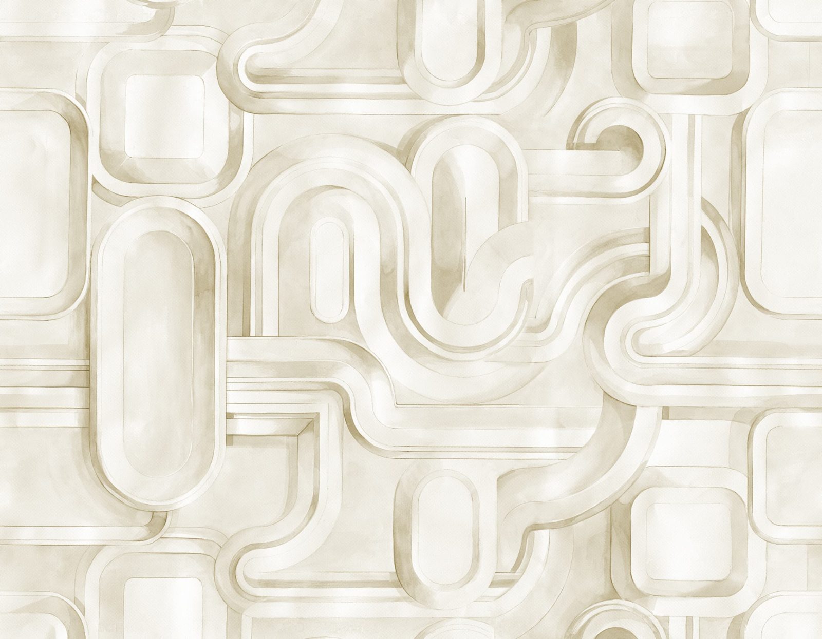 Abstract Path, Beige, Rebel Walls