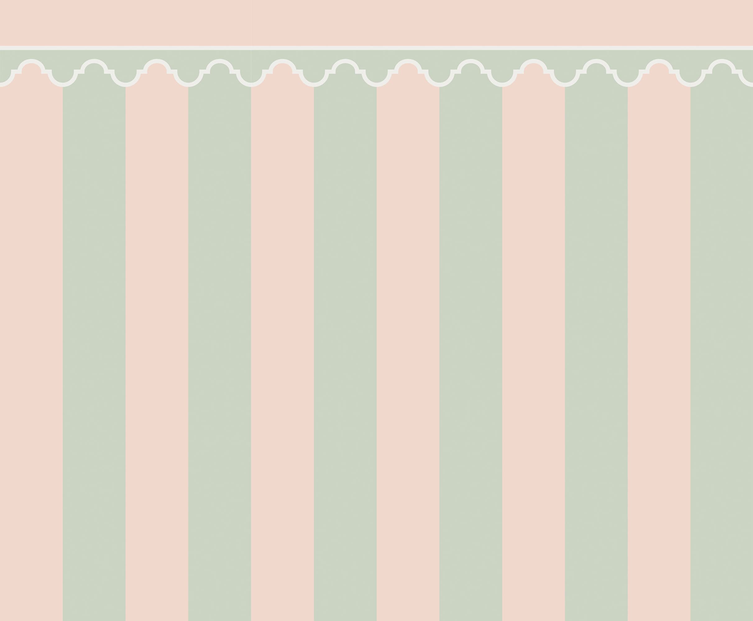 Stripe Chateau, Pastel, Rebel Walls