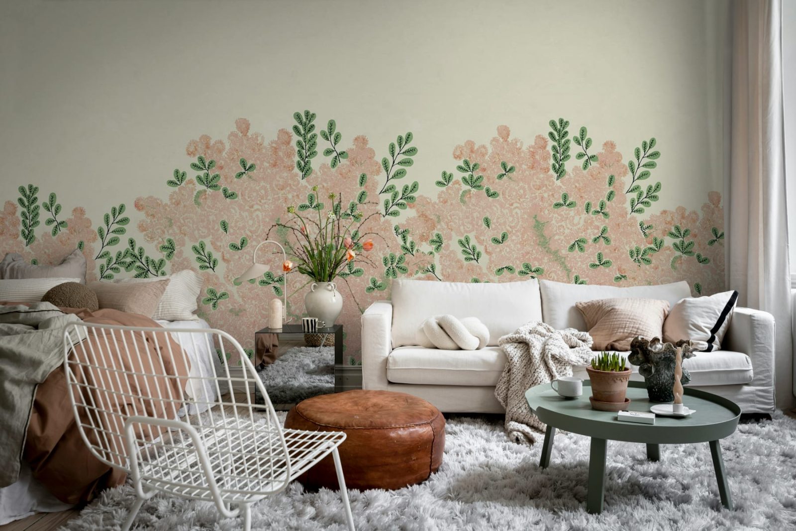 Beautiful Blossoms, Pink, Rebel Walls 3
