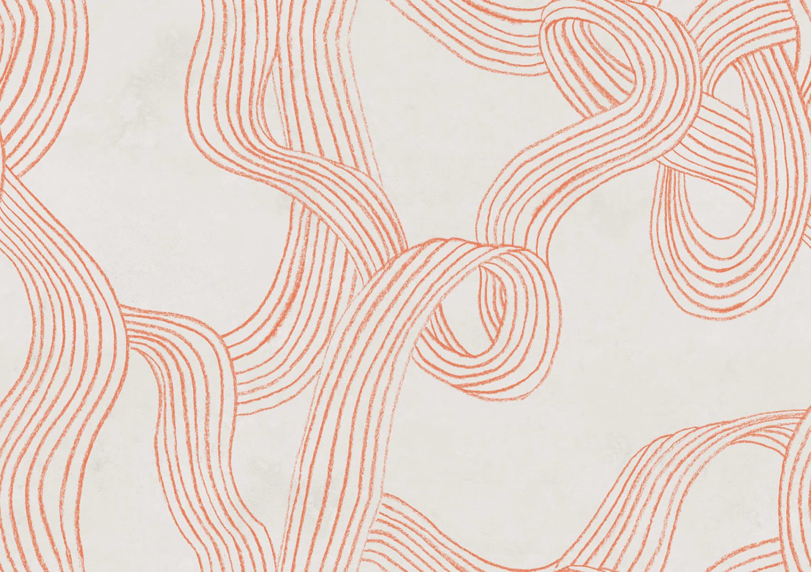 Stripes Repeatable, Orange, Rebel Walls