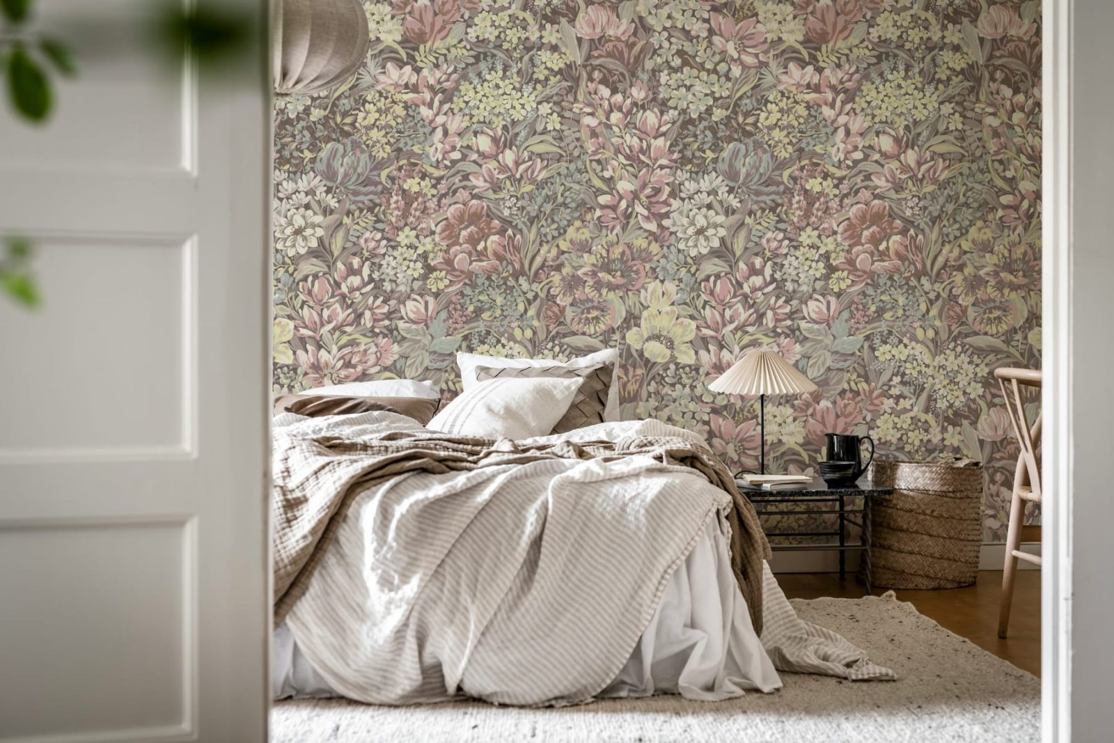 Floral Garden, Pink, Rebel Walls 2