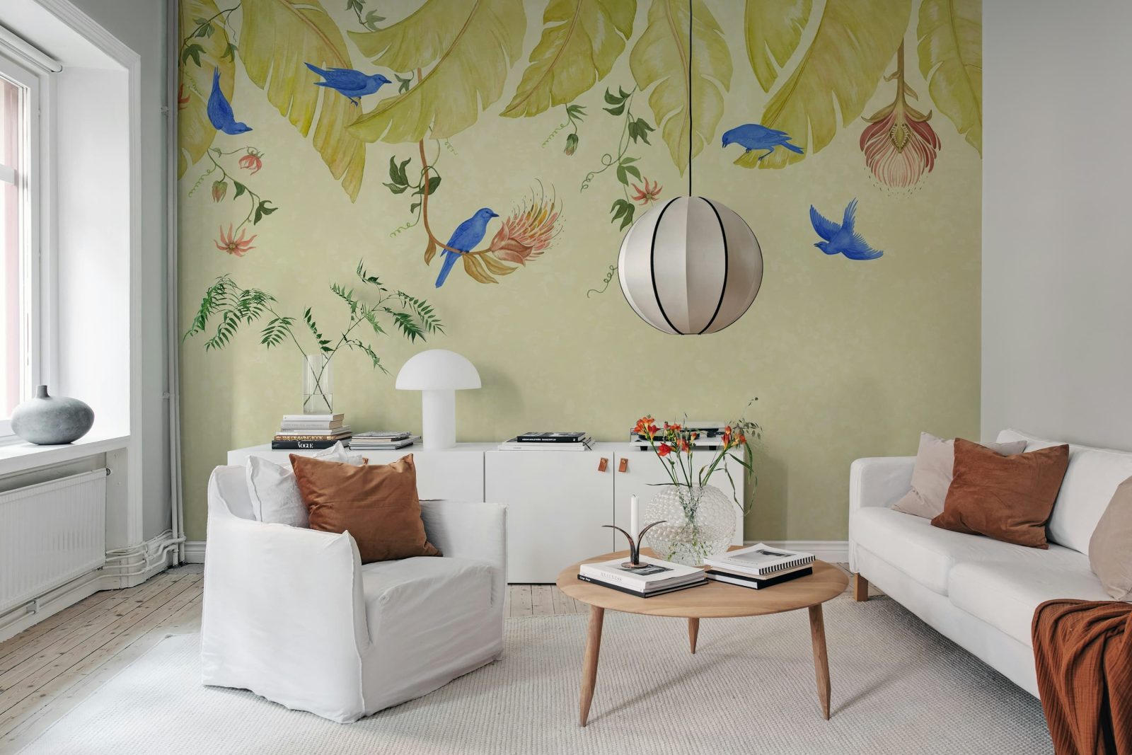 Birds in the Trees, Beige, Rebel Walls 3