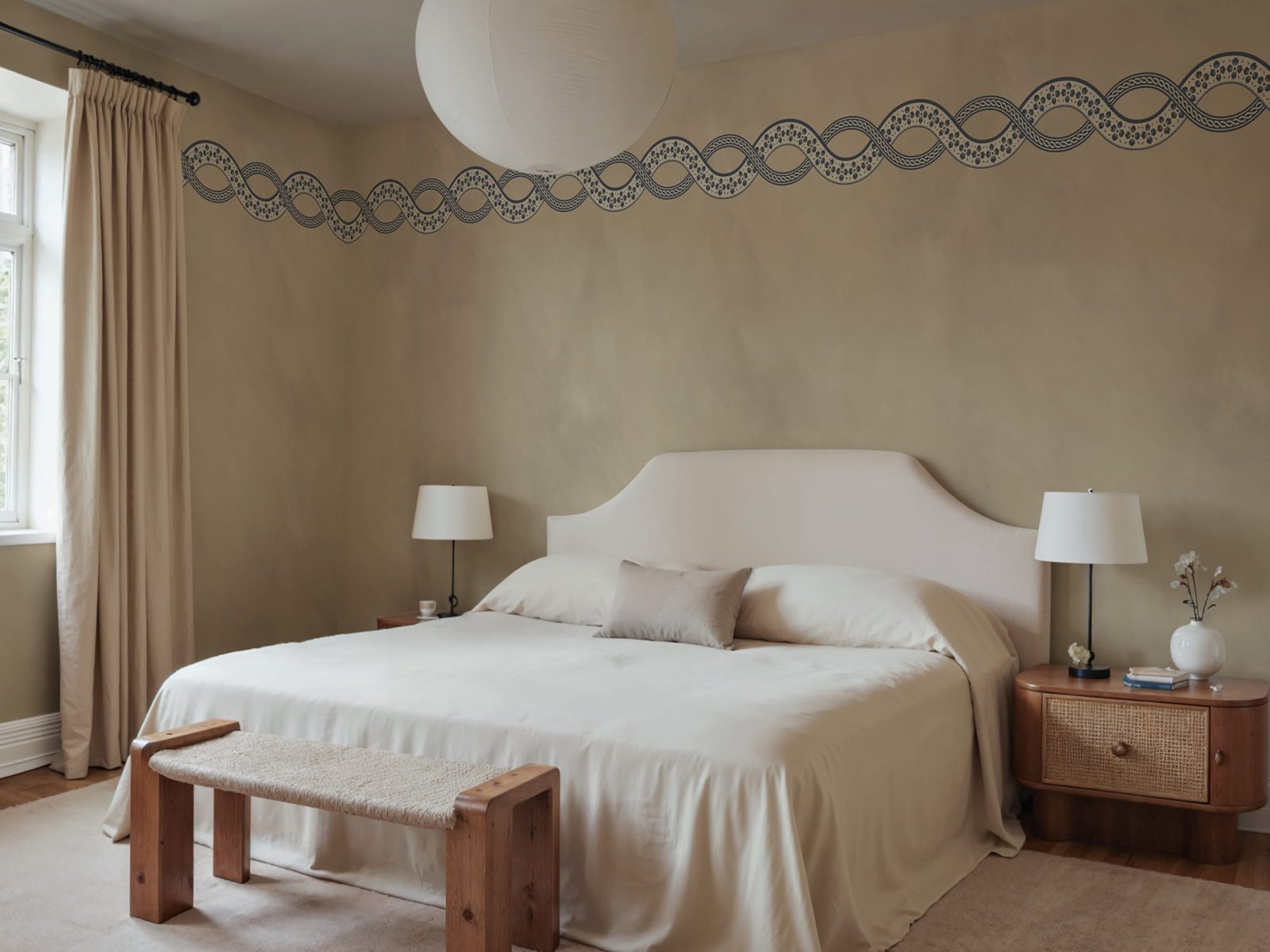 Ivory Braid, Light Beige, Rebel Walls 2