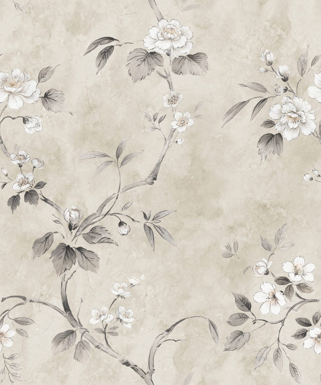 Poetic Flora, Beige, Rebel Walls