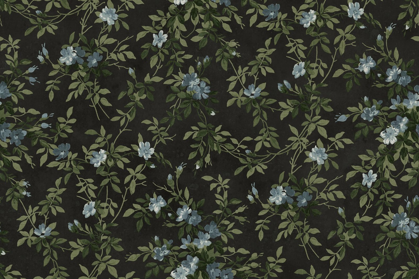 Wildflower Vista, Black, Rebel Walls