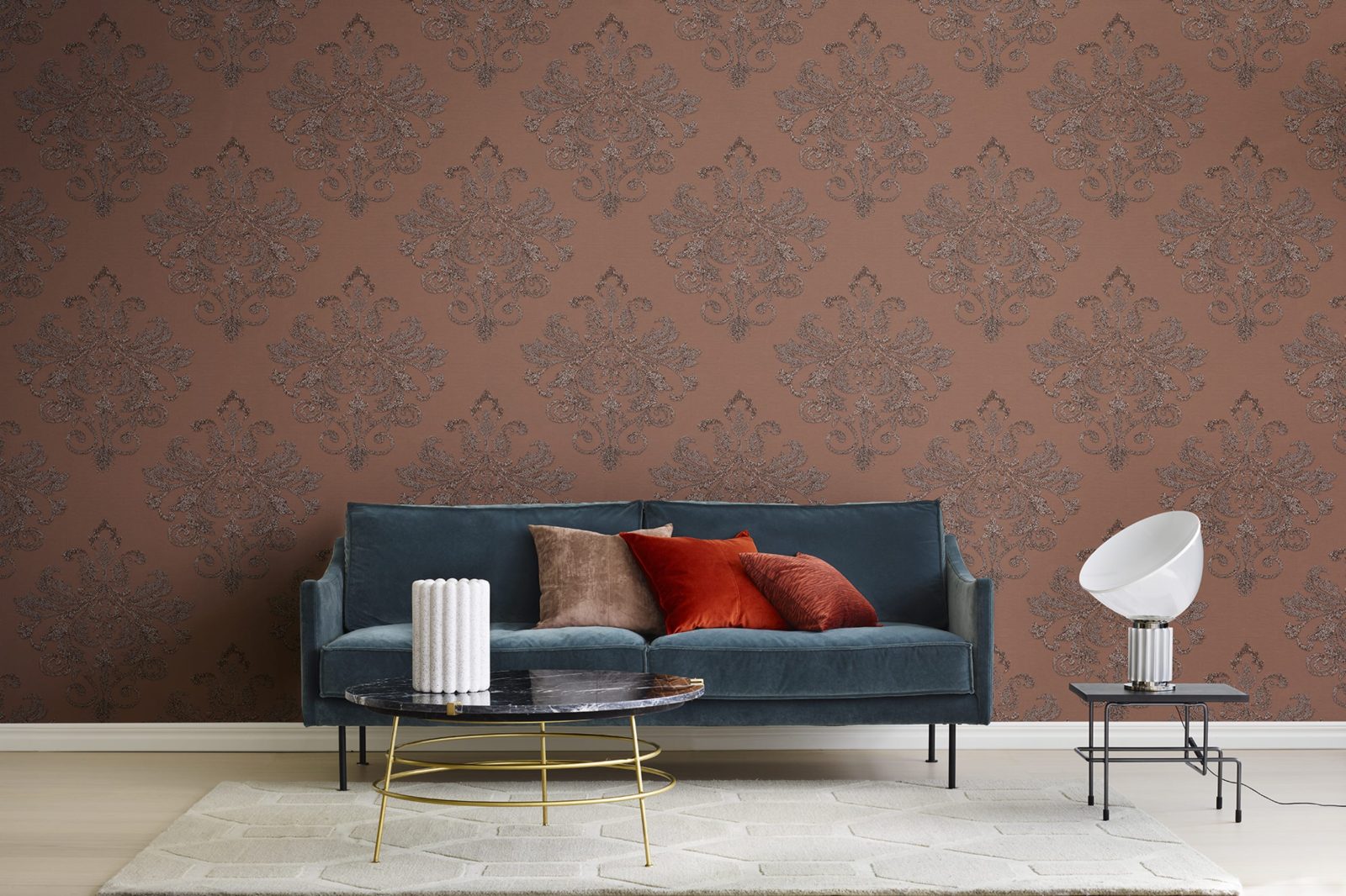 Baroque Pearl, Red, Rebel Walls 2