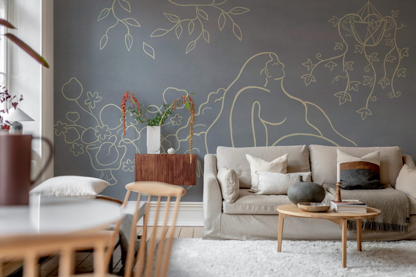 Lush Lines, Blue, Rebel Walls 2