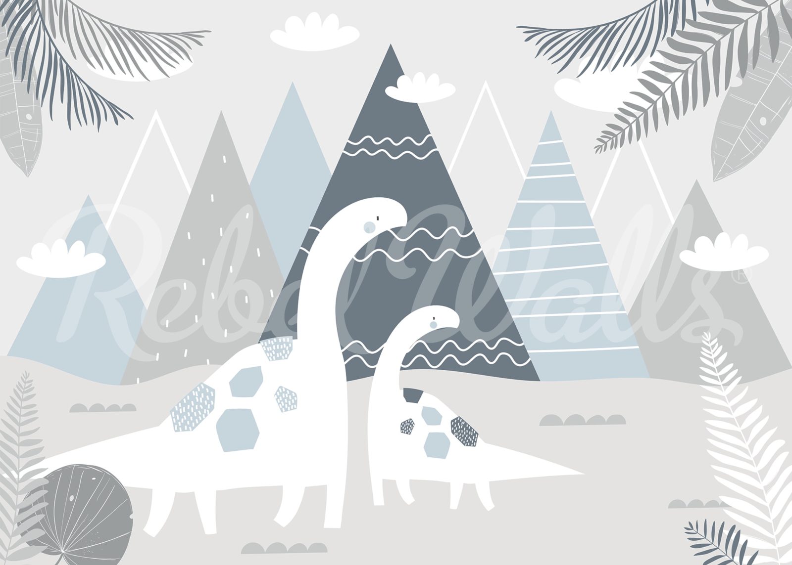 Dinosaur Mountain, Baby Blue, Rebel Walls