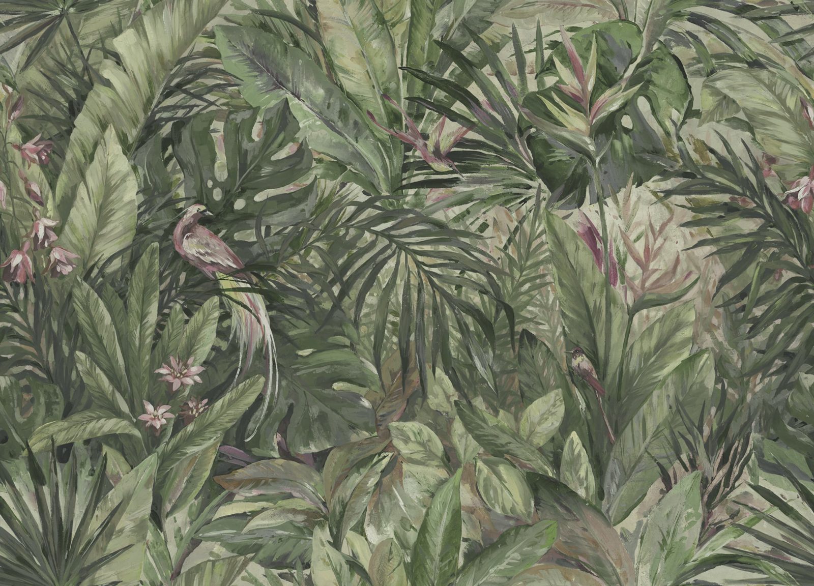Birds in the Jungle, Green, Rebel Walls
