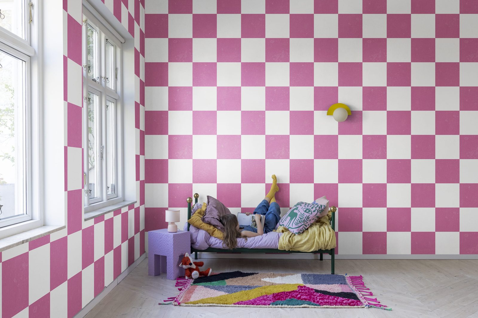 Chess, Pink, Rebel Walls 2
