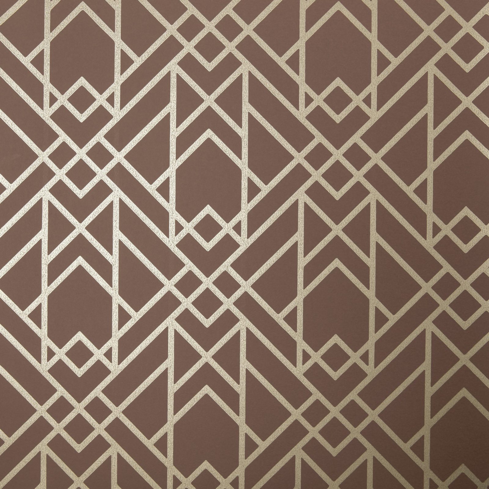 Metro, Amber Glow Orange Luxury Geometric, 1838 Wallcoverings, 5.3mp / rola