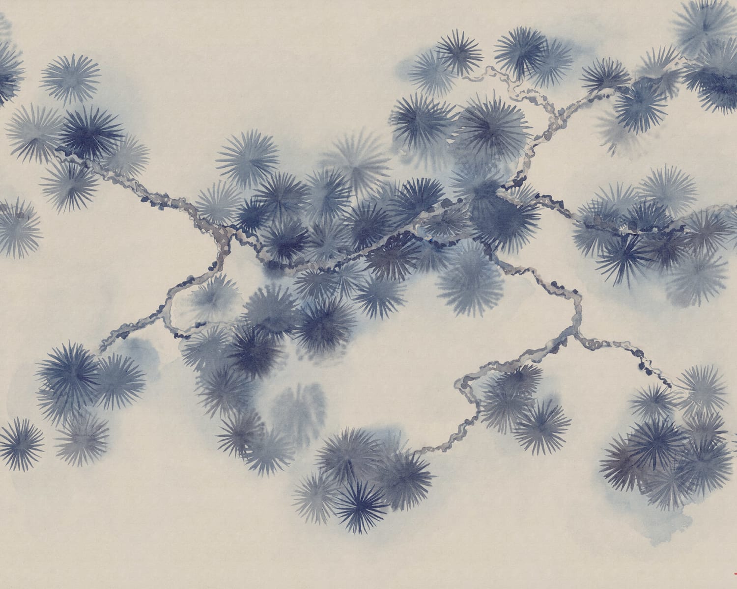 Pine Branch, Blue, Rebel Walls