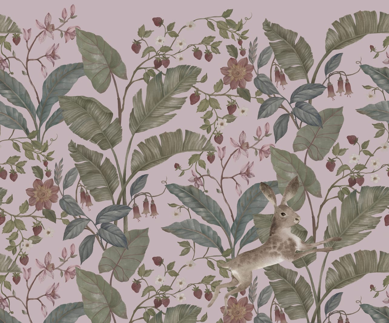 Strawberry Field, Pink, Rebel Walls