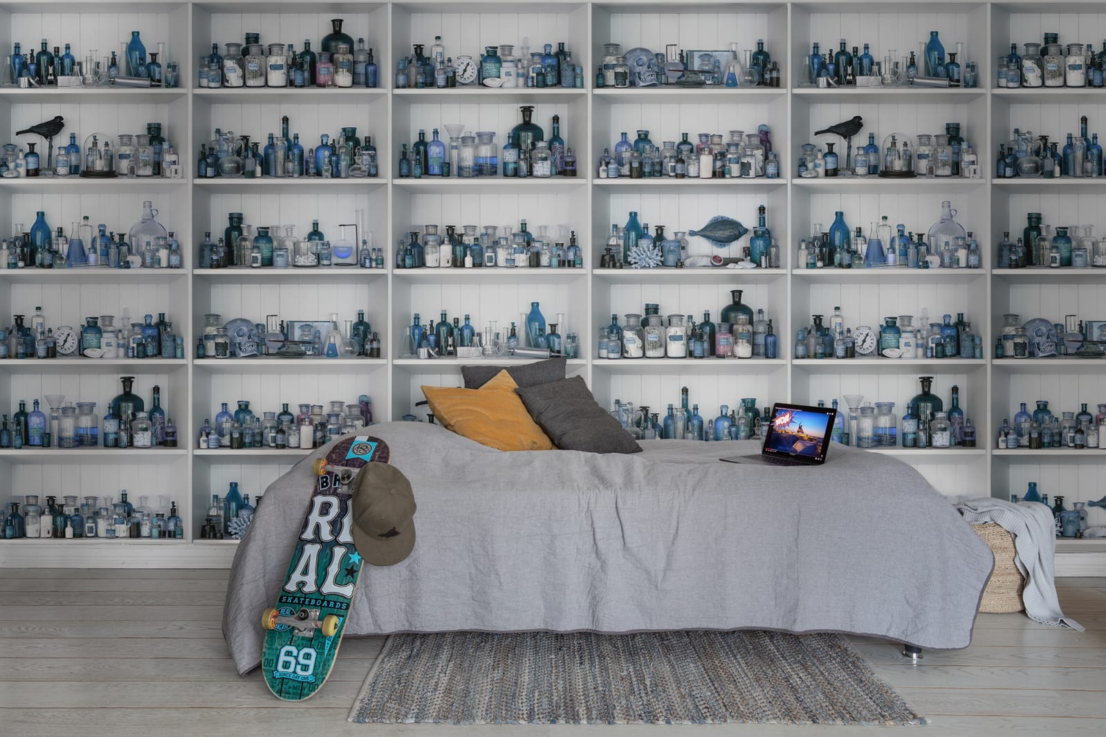 3D Cabinet of Curios, Sapphire, Rebel Walls 2