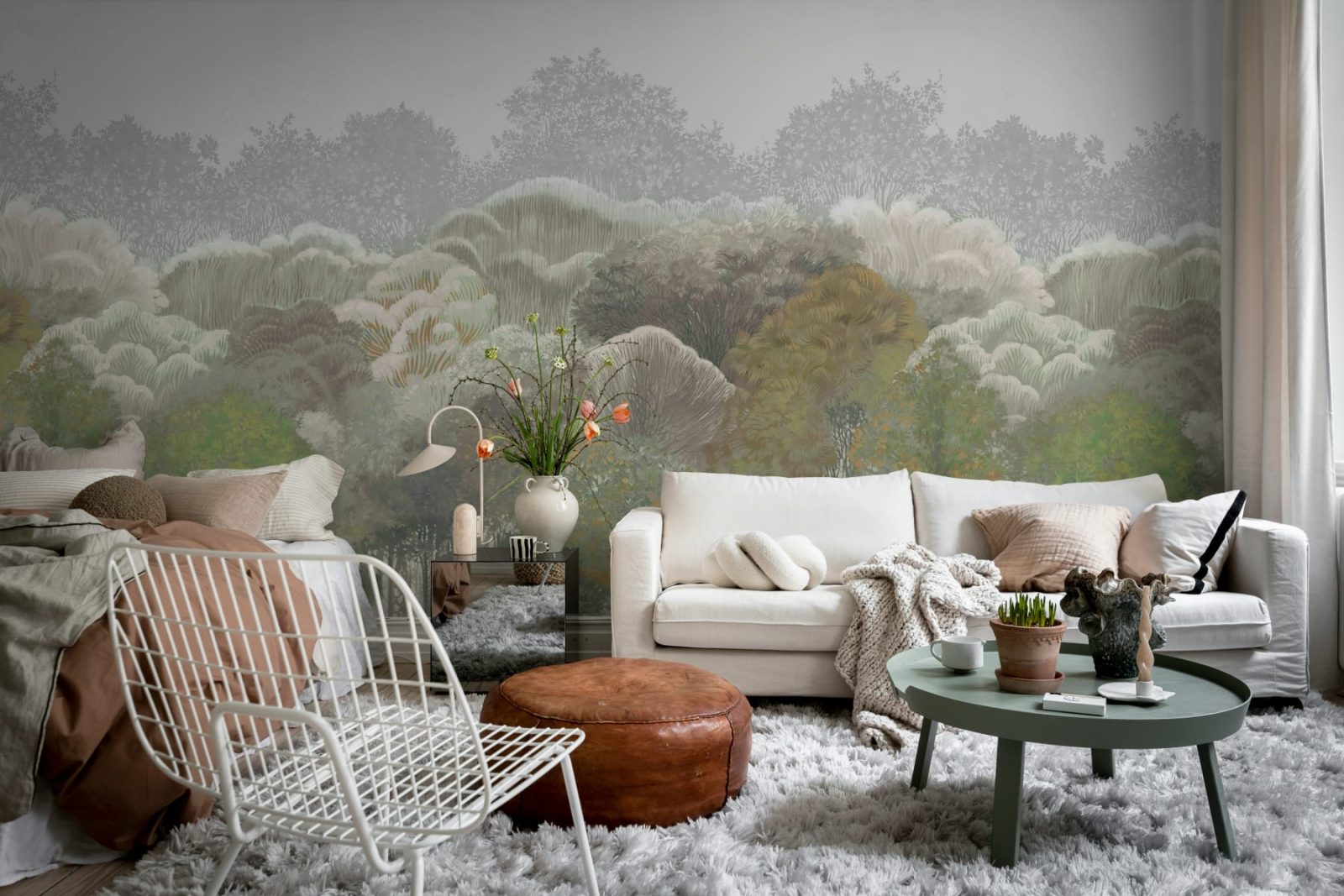 Leafy Forest, Fall, Rebel Walls 2