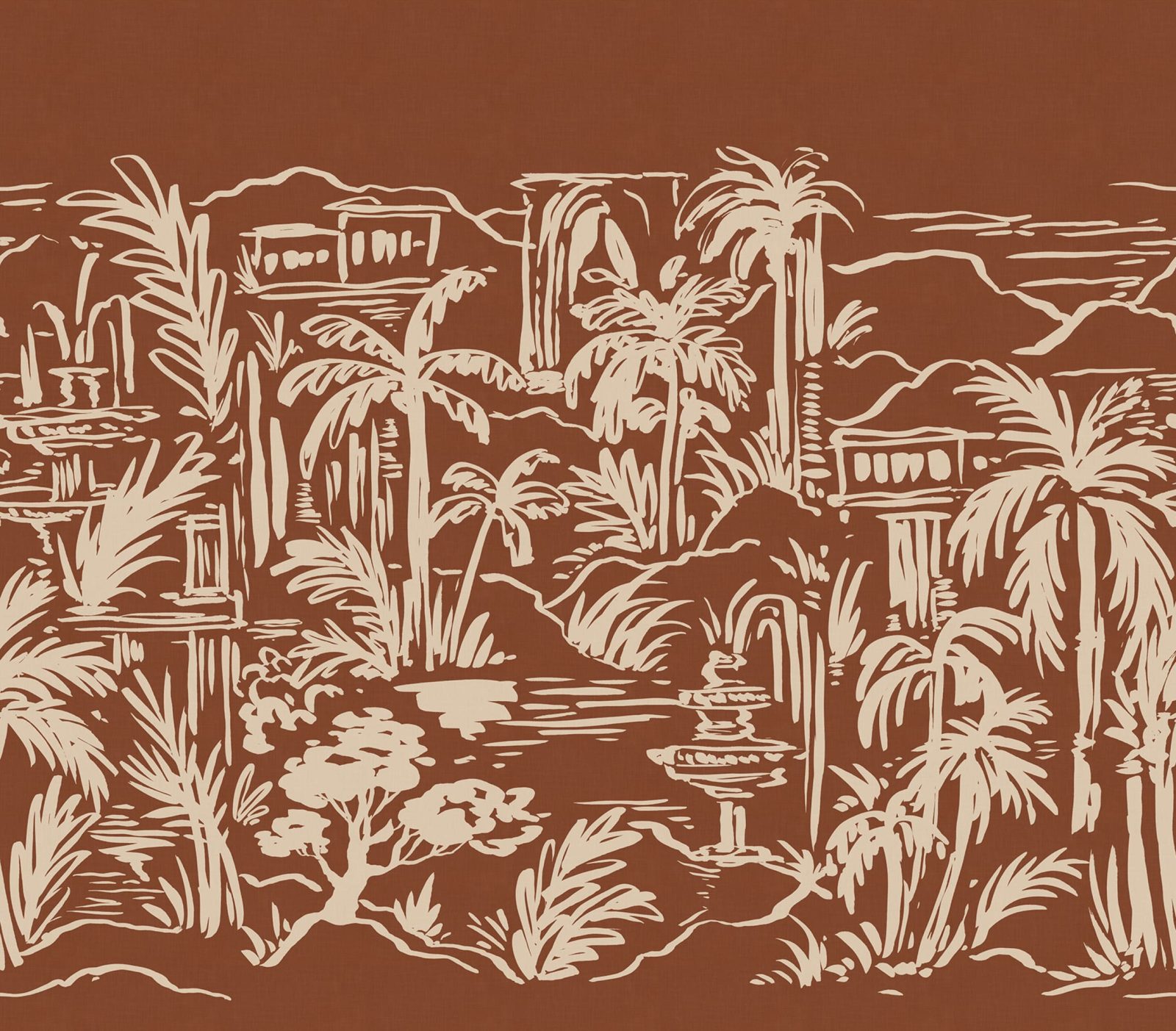 Palm Oasis, Rust, Rebel Walls
