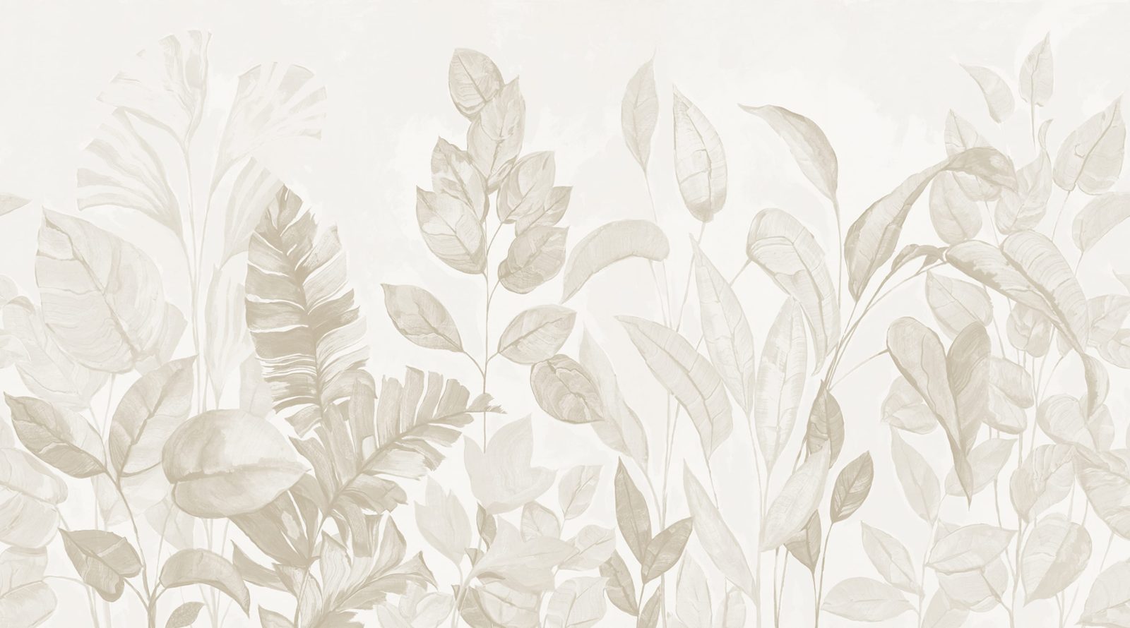 Happy Plants, Beige, Rebel Walls