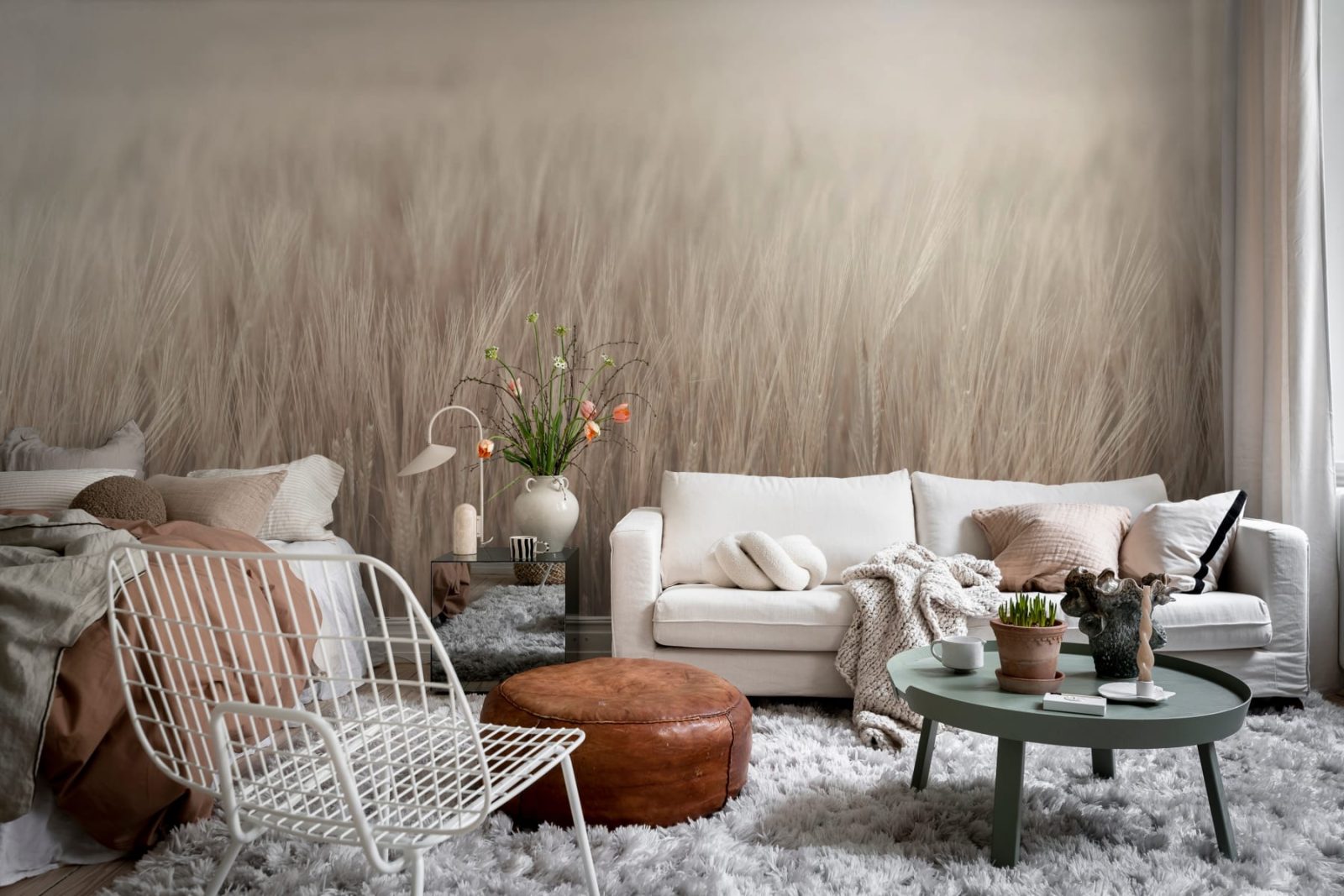 Rye Field, Beige, Rebel Walls 2